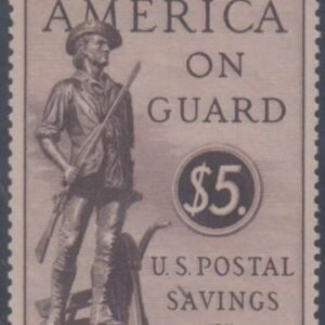 US PS15 Savings Stamp Sup NH Absolutely Pristine Gum - No Gum Bends