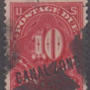 US Possessions - Canal Zone J3 Possessions VF Used - Heavier Cancel cv $40