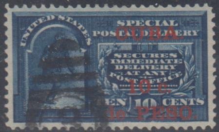 INV-18774itExt_d50cace7-6368-40ad-9bf8-2cfcec8778e2 US Possessions - Cuba E1 VF - XF Used Fresh! cv $100