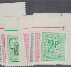 Belgium 403-26 NH VF Precancels, Perf Varieties