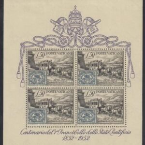 Vatican 155a NH Souvenir Sheet