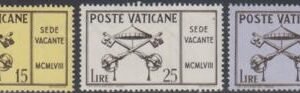 Vatican 247 - 249 NH Set