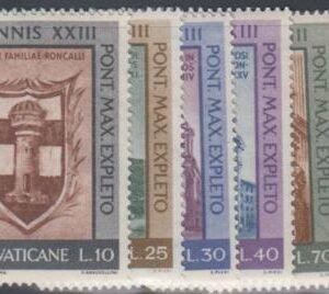Vatican 317 - 322 NH Set