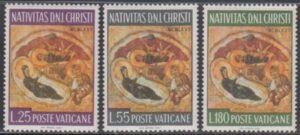 Vatican 458 - 460 NH Set