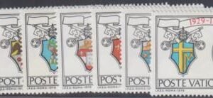 Vatican 657 - 663 NH Set