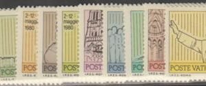 Vatican 694 - 704 NH Set