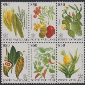 Vatican 910 NH Block of 6