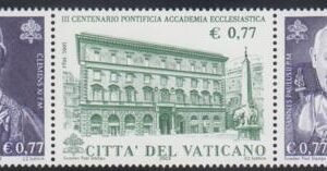 Vatican 1214 NH Strip of 3