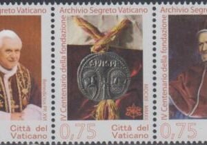 Vatican 1506 NH Strip of 3