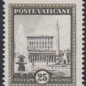 Vatican 23 F - VF NH Blueish Front on Gummed Sets