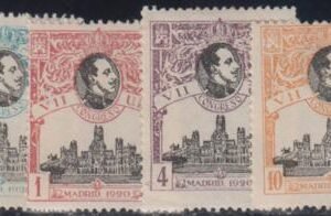 Spain 327 - 330  Fine Hinged cv $365