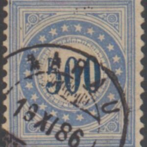 Switzerland J14a Used F - VF Granite Paper, Inverted frame, Type II cv $350