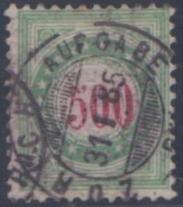 Switzerland J20 Used F - VF Type II Frame, Inverted cv $275