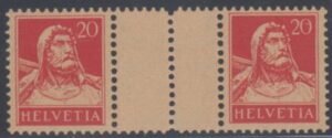 Switzerland SBK S39z NH XF Grilled Paper - Pristine and Signed