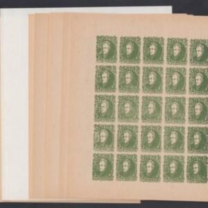 US CSA Confederate Forgeries - Set of 12 Sheets of 25