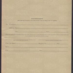 Opium & Coco Leaf 1940's US Treasury Order Form