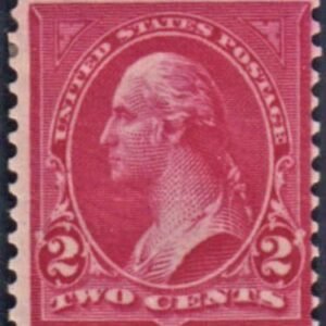 US 279Bc Bureau & Regular Issues Fine Mint LH Rich Rose Carmine Shade cv $275