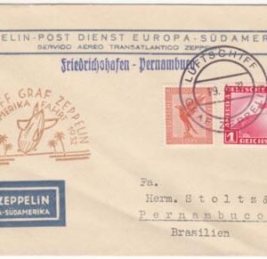 Germany 1932 3rd So. Am. Flight , C35 with On Board Cancel