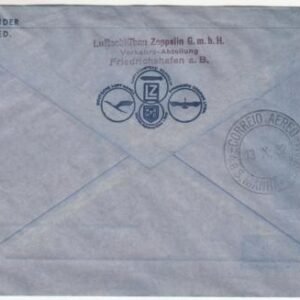 Germany 1932 8th So. Am. Flight  with C36, Official Airmail Envelope