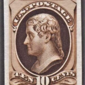 US 161P3 XF Plate Proof on India Paper - Reengraved