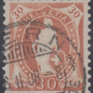 Switzerland 121a XF Used Perfect Bean Cancel cv $500