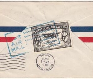 Canada 1929 CL47 Grande Prairie to Edmonton Commercial Airways Cover
