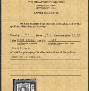 US 480 Washington / Franklin XF - Sup Mint LH Beautiful! - PF Cert cv as 95 $265