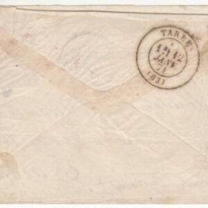 France Ballon Monte: Le "Newton" cover Paris Tarre Backstamp