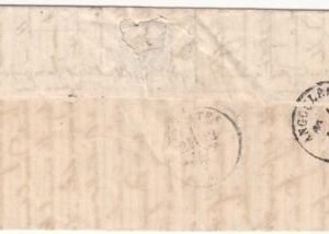 France Ballon Monte: Le "Newton"  Paris cancel, Angoulene backstamp