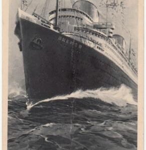 Germany 1929 PPC Bremen - New York, Picture depicts the Bremen
