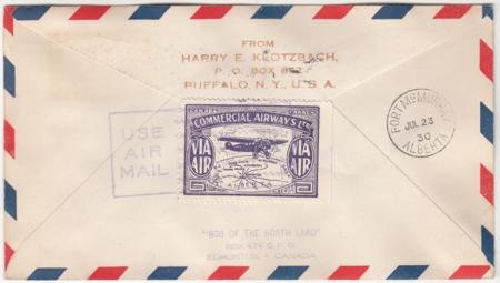 INV-19880itExt_0dd60198-5049-444c-854e-08aae79c6f55 Canada 1930 First Flight with CL49 , Edmonton - Ft. McMurray