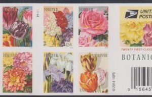 US 5042-51e Modern Imperf Botanical Art Booklet