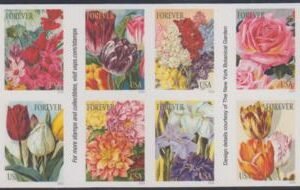 US 5042-51e Modern Imperf Botanical Art Booklet