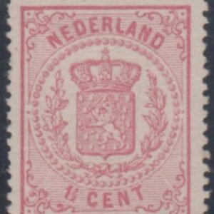 Netherlands 20b Fine Mint Hinged Perf 14' cv $175