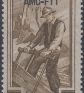 Italy Trieste Zone A 108var. VF Mint NH Rare perf 14.25 x 13.25 cv $2,900