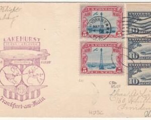 US 1936 1st North America Hindenburg Flight with C10a + C11