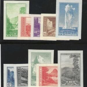 US 740P2 - 749P2 XF - Very Rare Small Die Proof Set