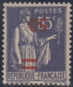 France 401a VF Very LH Inverted Overprint, cv $575