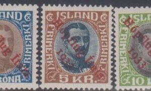 Iceland C12-14 VF - XF Very LH Signed Elliot - cv $2,075