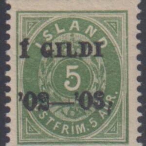 Iceland 52 F - VF NH Wielsen Cert cv $800