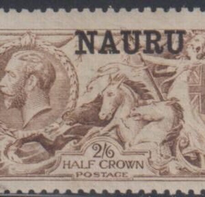 Nauru 13 VF Mint LH Medium Brown cv $80