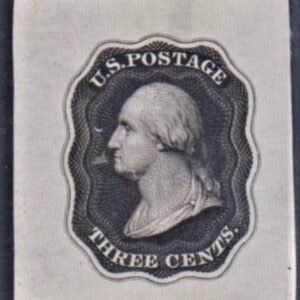 US 11E10b VF Mint Essay In Black cv $200