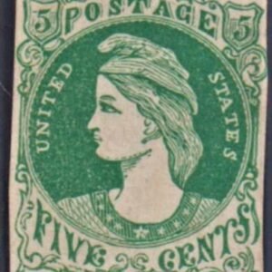 US 73E5c F - VF Mint Essay In Green