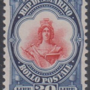 Italy San Marino 133 VF LH cv $325