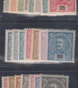 Portgual 110 - 131 F - VF H - LH - NH Scarce Complete Set cv $542