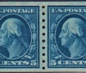 US 396 Washington / Franklin XF - Sup Mint Hinged New PFC - Graded XF - S 95 Beautiful! cv $350