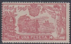 Spain 294 Fine + Mint LH Key Value - Fresh cv $180