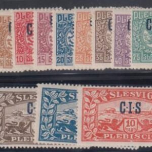 Schleswig O1, 3-12, 14, Mint LH All Signed Bloch cv $1,598