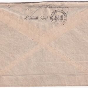 Brazil 1930 Zeppelin Flight, Rio - Friedrichshafen, Signed by Pres. Vargas