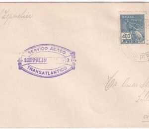 Brazil 1931 2nd South American Zeppelin Flight Cover to Germany, S.130C